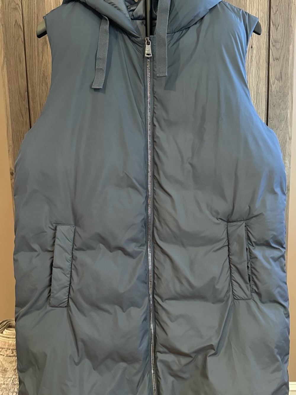 Bernardo blue/grey Quilted vest M